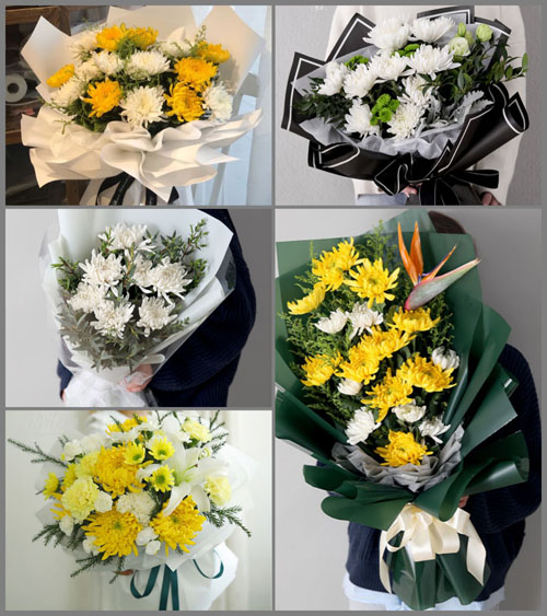 河南南阳宛城区仲景街道白事花束代送